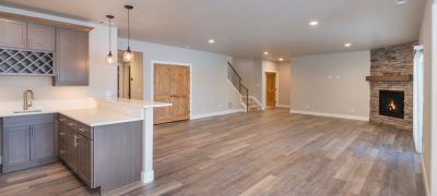 Basement Bonus Room with Built-in Wet Bar